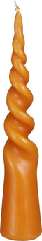 Mica Decorations Twist Kegelkaars - H25 x Ø5 cm - Oranje