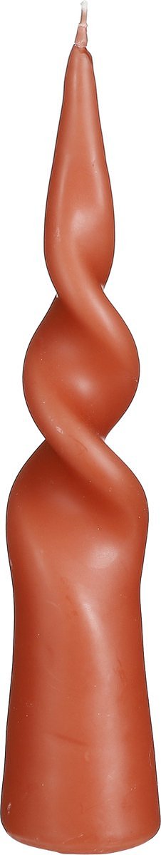 Mica Decorations Twist Kegelkaars - H25 x Ø5 cm - Terra