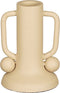 Mica Decorations Ula Kandelaar - H12 x Ø8 cm - Metaal - Beige