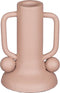 Mica Decorations Ula Kandelaar - H12 x Ø8 cm - Metaal - Roze