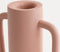 Mica Decorations Ula Kandelaar - H12 x Ø8 cm - Metaal - Roze