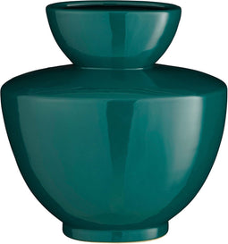 Mica Decorations Vaas Amia - 30x11x32.5 cm - Keramiek - Blauw