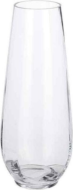Mica Decorations Vaas Aubrie - H 47 x Ø 19 cm - Glas - transparant