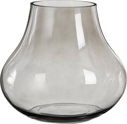 Mica Decorations Vaas Bellagio - 30x30x26 cm - Glas - Grijs