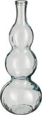 Mica Decorations Vaas Benito - 17x17x45 cm - Glas - Transparant