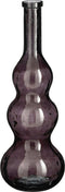 Mica Decorations Vaas Benito - 26.5x26.5x75 cm - Glas - Bruin