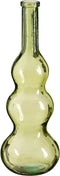 Mica Decorations Vaas Benito - 26.5x26.5x75 cm - Glas - Licht Groen