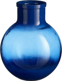 Mica Decorations Vaas Bolero - 24x24x31 cm - Glas - Blauw