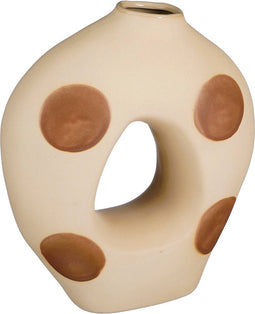 Mica Decorations Vaas Caleb - 24x10.5x28 cm - Keramiek - Terra