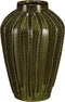 Mica Decorations Vaas Cathy - 20x20x29 cm - Keramiek - Groen