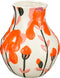 Mica Decorations Vaas Desi - 20x20x24.5 cm - Dolomiet - Oranje