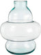 Mica Decorations Vaas Emilia - 29x29x40 cm - Glas - Transparant