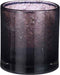 Mica Decorations Vaas Estelle rond cilinder recycled glas donkerblauw - H 18.5 x Ø 17 cm - Bloemenvaas - bloempot