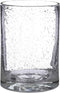 Mica Decorations Vaas Estelle rond cilinder recycled glas transparant - H 23 x Ø 17 cm - Bloemenvaas - bloempot
