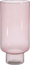 Mica Decorations Vaas Fallon - 24x24x50 cm - Glas - Licht Roze