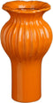 Mica Decorations Vaas Felipe - 16x16x30 cm - Keramiek - Oranje