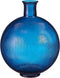 Mica Decorations Vaas Firenza - 34x34x42 cm - Glas - Blauw