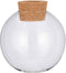 Mica Decorations Vaas Jillian bol glas transparant - H 21 x Ø 20 cm