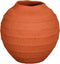 Mica Decorations Vaas Kato - Keramiek - Oranje - 27 x 26 x 27 cm (BxHxD)