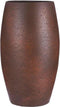 Mica Decorations Vaas Lester rond Roest Bruin - H 70 x Ø 39 cm - Handgemaakt