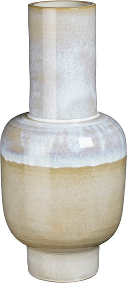 Mica Decorations Vaas Lizz - Keramiek - Naturel - 22 x 48 x 22 cm (BxHxD)