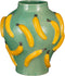 Mica Decorations Vaas Moza - 34x34x37.5 cm - Keramiek - Licht Groen