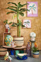 Mica Decorations Vaas Moza - 34x34x37.5 cm - Keramiek - Licht Groen