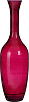 Mica Decorations Vaas Olivier - 30x30x100 cm - Glas - Rood
