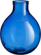 Mica Decorations Vaas Olly - 37x37x46 cm - Gerecycled Glas - Blauw