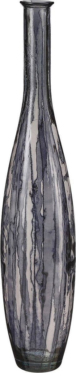 Mica Decorations Vaas Palermo - 20x20x100 cm - Glas - Zwart