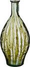 Mica Decorations Vaas Palermo - 28x28x60 cm - Glas - Transparant,Groen