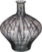 Mica Decorations Vaas Palermo - 37x37x46 cm - Glas - Zwart