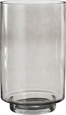Mica Decorations Vaas Pascal - 22x22x36 cm - Glas - Grijs