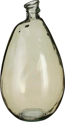Mica Decorations Vaas Pinto - 26x26x47 cm - Glas - Beige