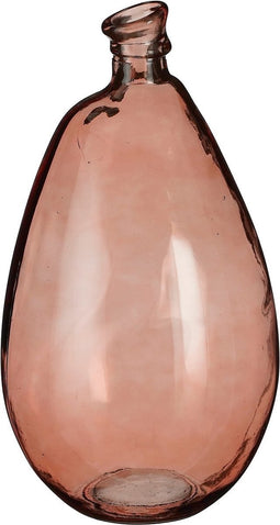 Mica Decorations Vaas Pinto - 26x26x47 cm - Glas - Bruin
