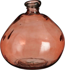 Mica Decorations Vaas Pinto - 33x33x33 cm - Glas - Bruin