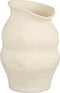 Mica Decorations Vaas Recy - 20.5x20.5x30.5 cm - Keramiek - Gebroken Wit