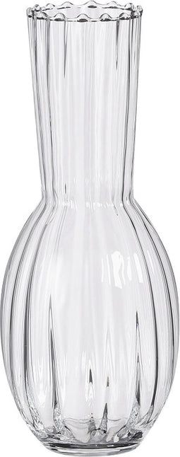 Mica Decorations Vaas Sissy - 14x14x35 cm - Glas - Transparent