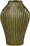 Mica Decorations Vaas Timo - 25x25x40 cm - Keramiek - Groen