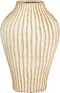 Mica Decorations Vaas Timo - 28x28x45 cm - Keramiek - Gebroken Wit