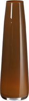Mica Decorations Vaas Vera - 15x15x50 cm - Glas - Bruin