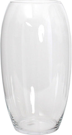 Mica Decorations Vaas Vince glas transparant - H 45 x Ø 25 cm