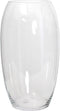 Mica Decorations Vaas Vince glas transparant - H 45 x Ø 25 cm