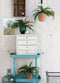 Mica Decorations Varen Kunstplant in Bloempot Stan - H40 x Ø70 cm - Groen
