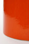 Mica Decorations Vendi Bijzettafel - H44 x Ø32 cm - Keramiek - Oranje
