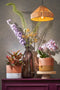 Mica Decorations Venna Bloempot met Bewateringssysteem - H21 x Ø24 cm - Terracotta - Wit