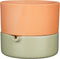 Mica Decorations Venna Zelfwaterende Bloempot - H20,5 x Ø24 cm - Terracotta - Lichtgroen