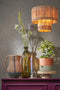 Mica Decorations Venna Zelfwaterende Bloempot - H20,5 x Ø24 cm - Terracotta - Lichtgroen