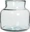 Mica Decorations Vienne Vaas - H20 x Ø21 cm - Gerecycled Glas - Transparant