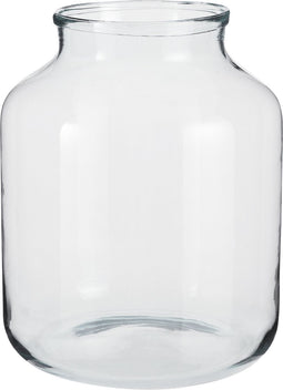 Mica Decorations Vienne Vaas - H42 x Ø29 cm - Gerecycled Glas - Transparant